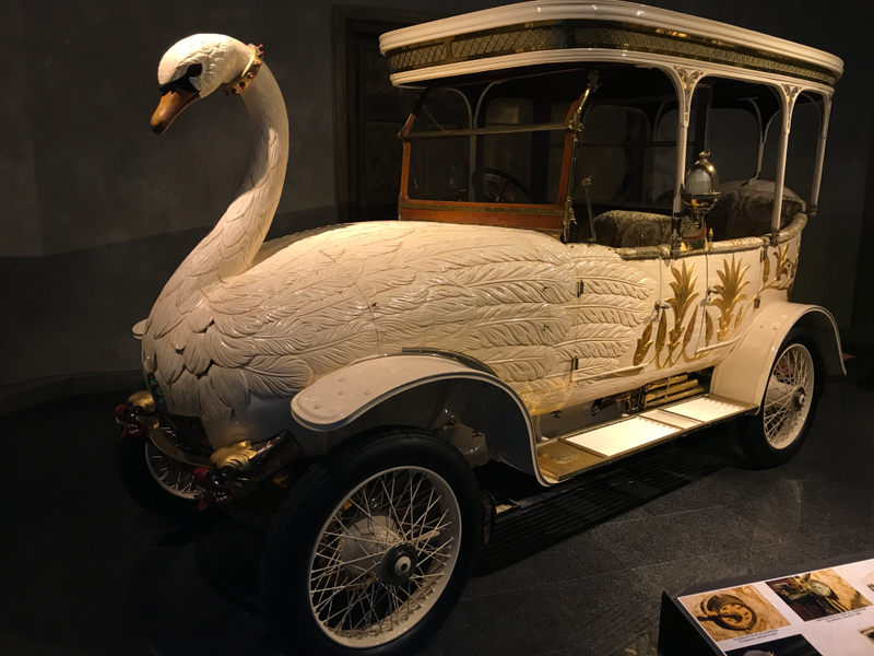 1910 Brooke Swan Car. Built for a wealthy Scot living in Calcutta. Apparently he wanted to “shock” his fellow mucky mucks living in India which I think is a great idea and a terrible waste of money. It was later sold to a Maharaja whose family used it for 70 years of terror.